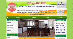 Desktop Screenshot of inoxngocphu.com